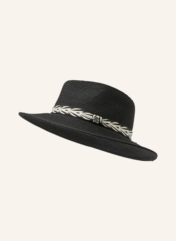 P.A.C. Strohhut SCHWARZ / WEISS