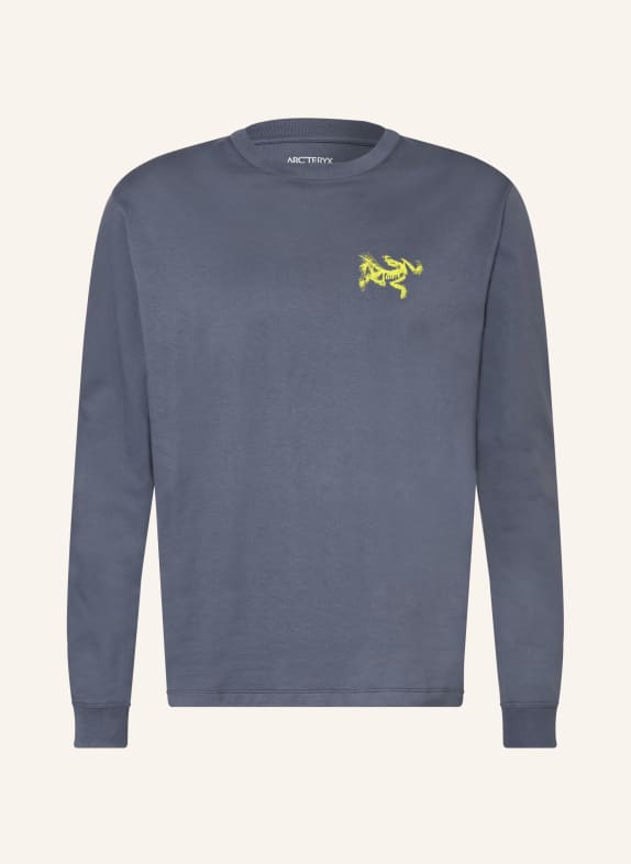 ARC'TERYX Pull KRAGG GRIS FONCÉ / JAUNE FLUO
