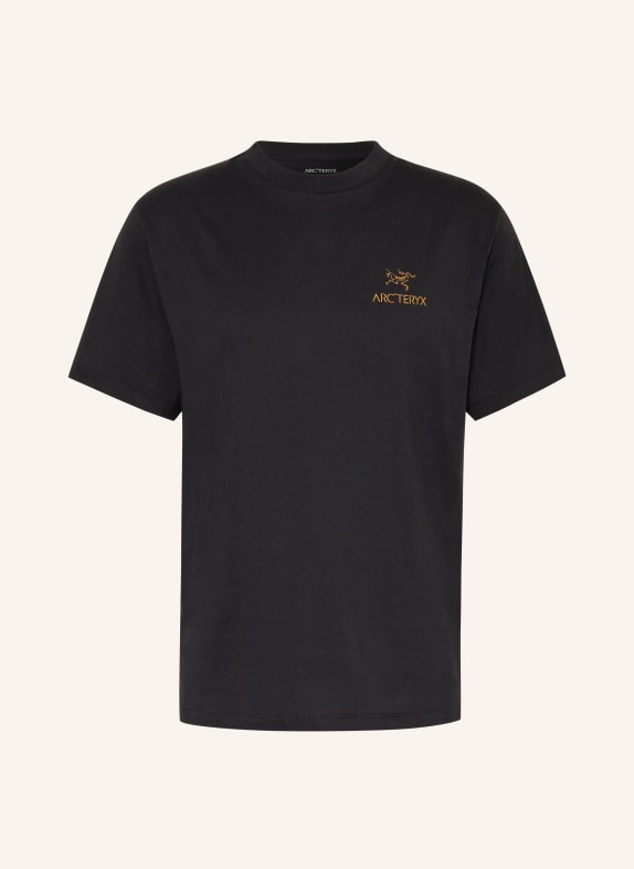 ARC'TERYX T-shirt KRAGG ZWART / BRUIN