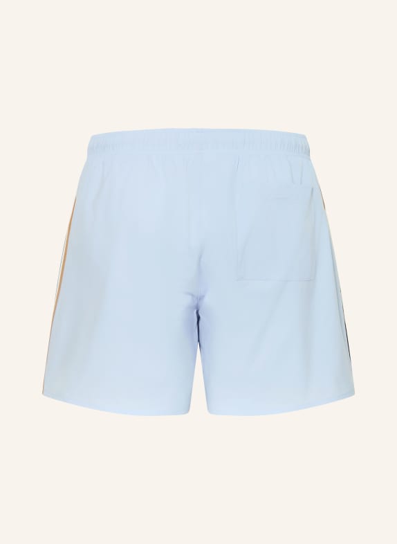 BOSS Zwembroek ICONIC LICHTBLAUW / WIT / ZWART