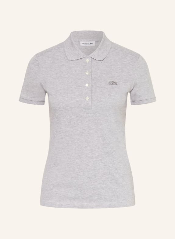 LACOSTE Piqué-Poloshirt GRAU