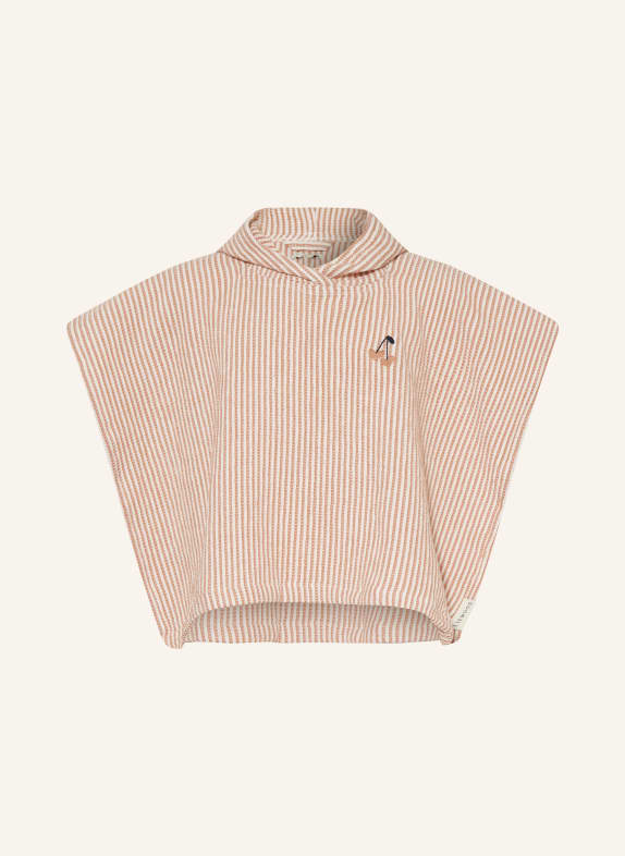 LIEWOOD Badecape PACO HELLROT / WEISS