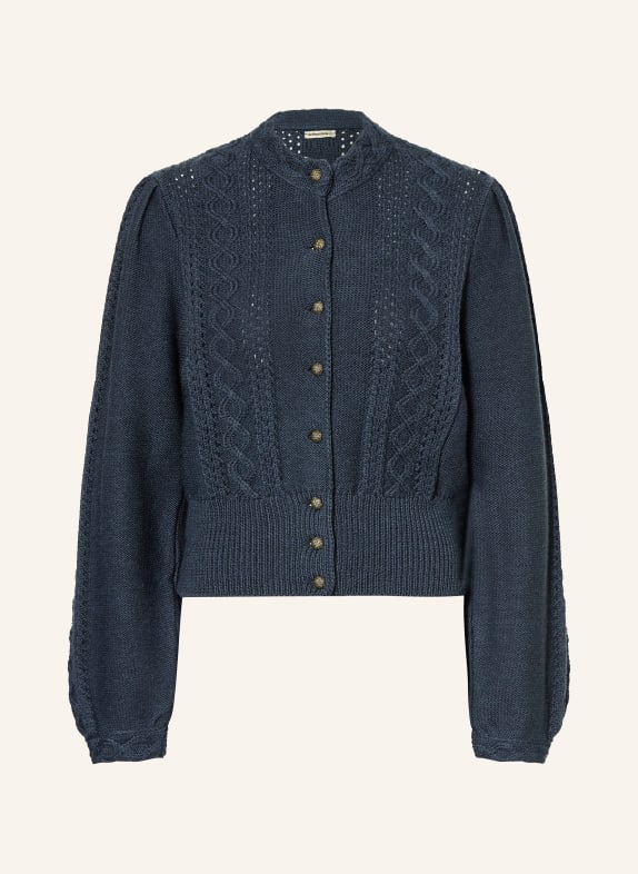 Gottseidank Strickjanker LEA aus Merinowolle DUNKELBLAU