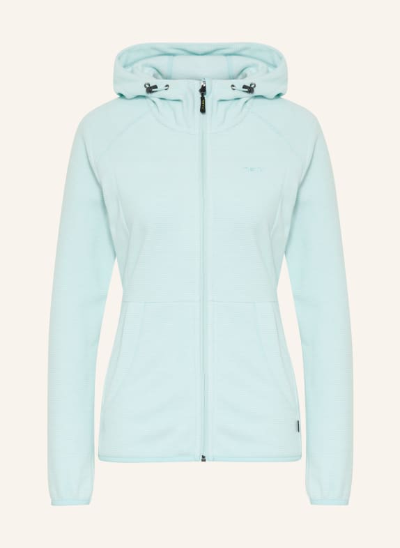 me°ru' Fleecejacke LOUROSA TÜRKIS / CREME