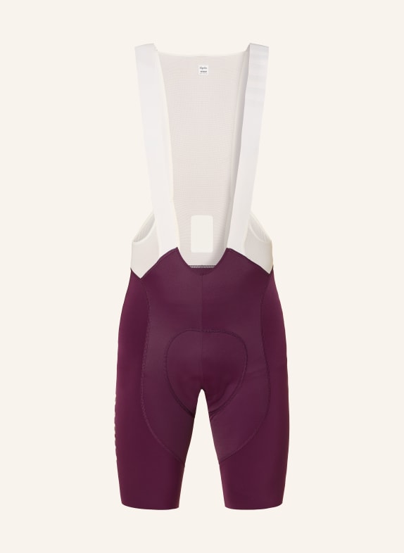 Rapha Cyklistické kalhoty PRO TEAM BIB III se šlemi a polstrovanou vložkou FUCHSIOVÁ / BÍLÁ