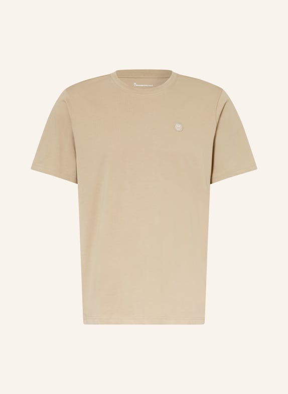 KnowledgeCotton Apparel T-shirt LOKE LICHTBRUIN