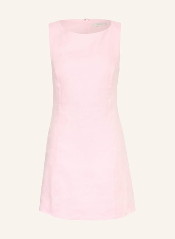 FAITHFULL THE BRAND Sukienka z lnu LYDIE RÓŻOWY