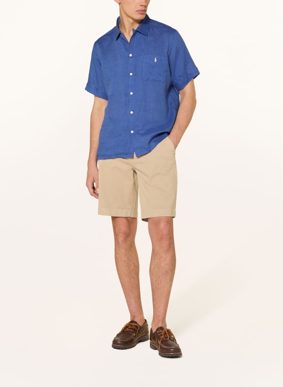 POLO RALPH LAUREN Resorthemd Classic Fit van linnen BLAUW