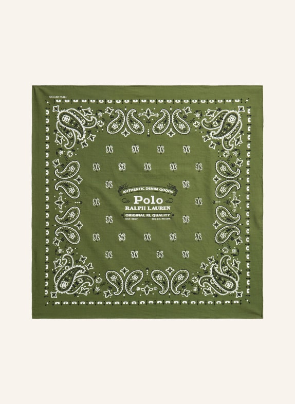 POLO RALPH LAUREN doek OLIJF / WIT / ZWART