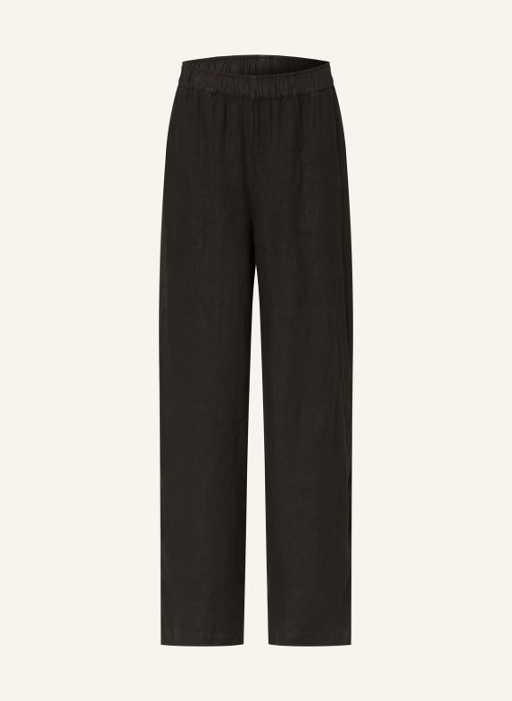 MOS MOSH Linnen broek MMEMMI ZWART