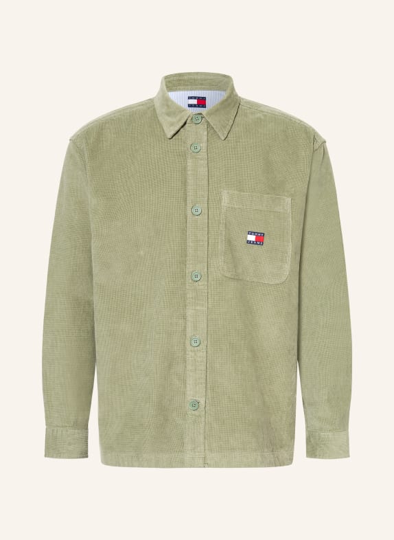 TOMMY JEANS Cord-Overjacket OLIV