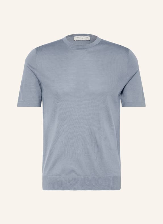 TIGER OF SWEDEN Pull en maille CONNOR BLEU GRIS