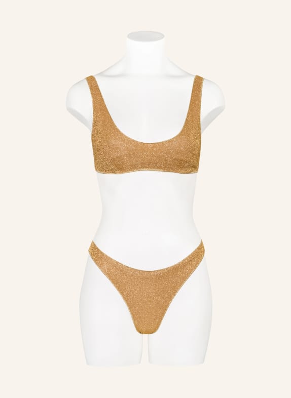Oséree Bustier-bikini LUMIERE SPORTY GOUD