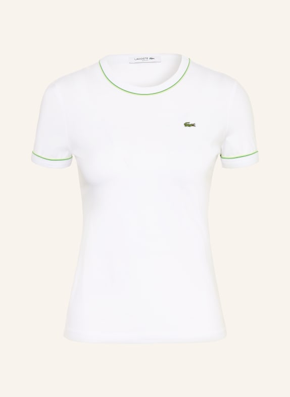 LACOSTE T-Shirt WEISS
