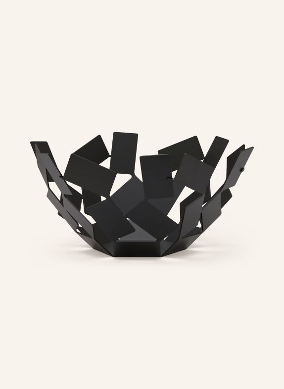 ALESSI Obstschale LA STANZA DELLO SCIROCCO SCHWARZ