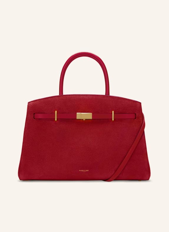 DEMELLIER Torebka THE HUDSON CZERWONY / ZŁOTY
