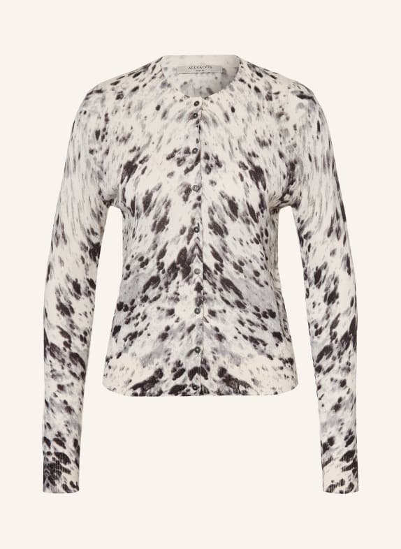ALLSAINTS Strickjacke ANOUK SCHWARZ / BEIGE / GRAU