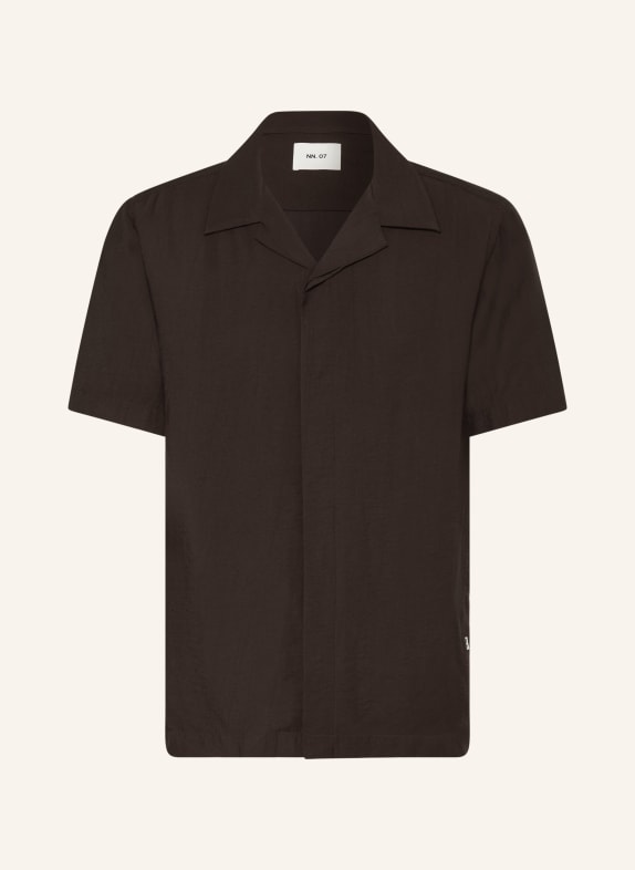NN.07 Resorthemd HANK Relaxed Fit DUNKELBRAUN