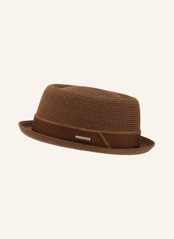 STETSON Hat DARK BROWN