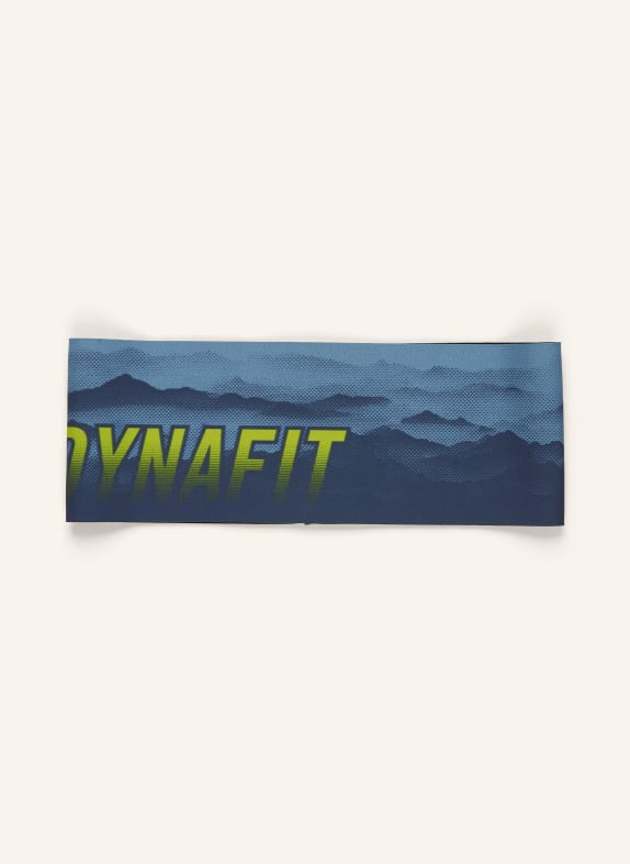 DYNAFIT Stirnband GRAPHIC PERFORMANCE BLAUGRAU / DUNKELGRAU / NEONGELB