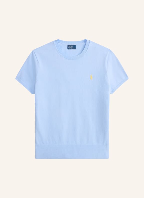 POLO RALPH LAUREN Knit shirt LIGHT BLUE / YELLOW