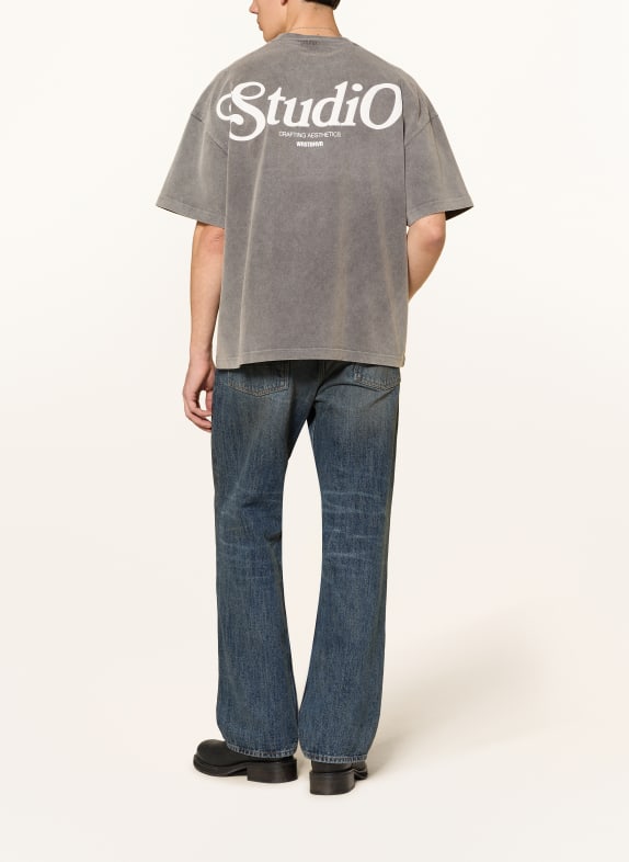 WRSTBHVR T-shirt REEN V2 GRIJS / WIT