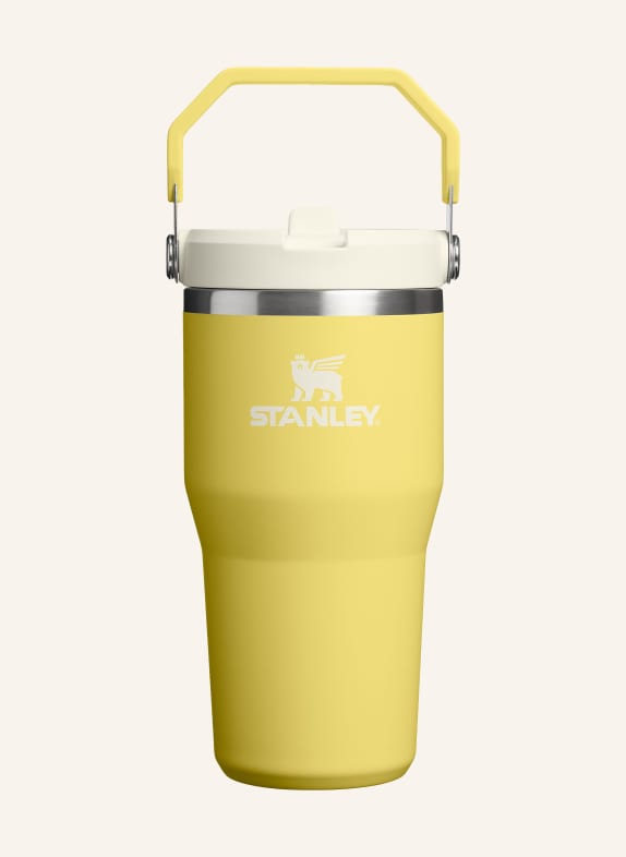 STANLEY Thermosbeker THE ICEFLOW™ FLIP STRAW 2.0 GEEL / ZILVER / LICHTGEEL