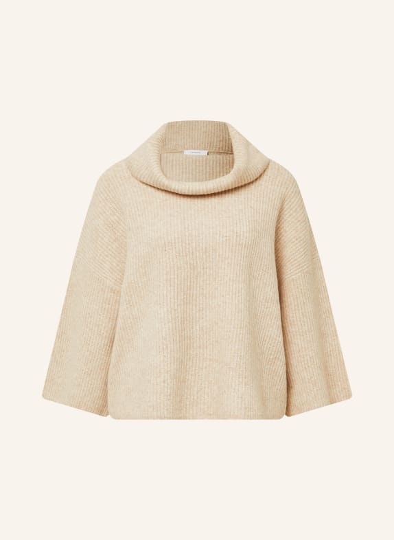 comma Rollkragenpullover BEIGE