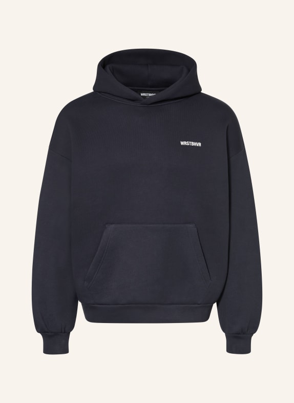 WRSTBHVR Bluza z kapturem HAKO GRANATOWY
