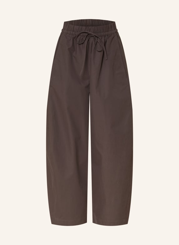 COS pantalon marinière MARRON FONCÉ