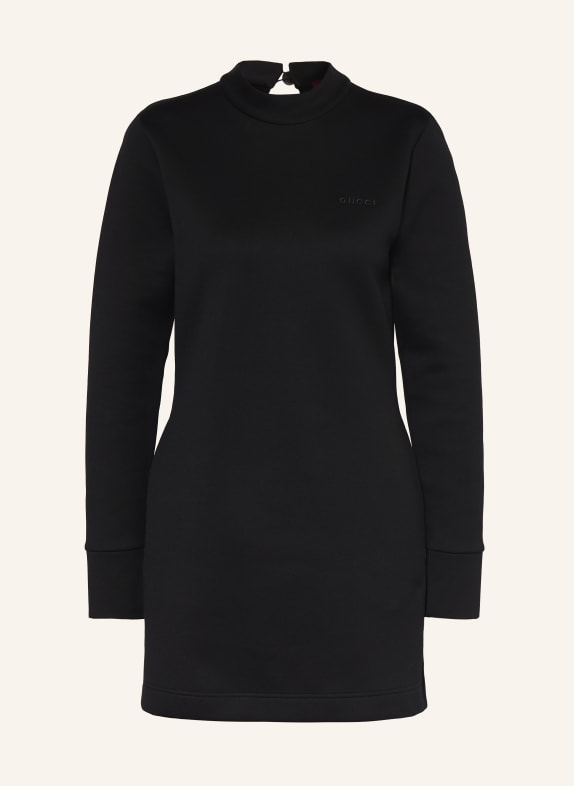 GUCCI Sweatkleid SCHWARZ