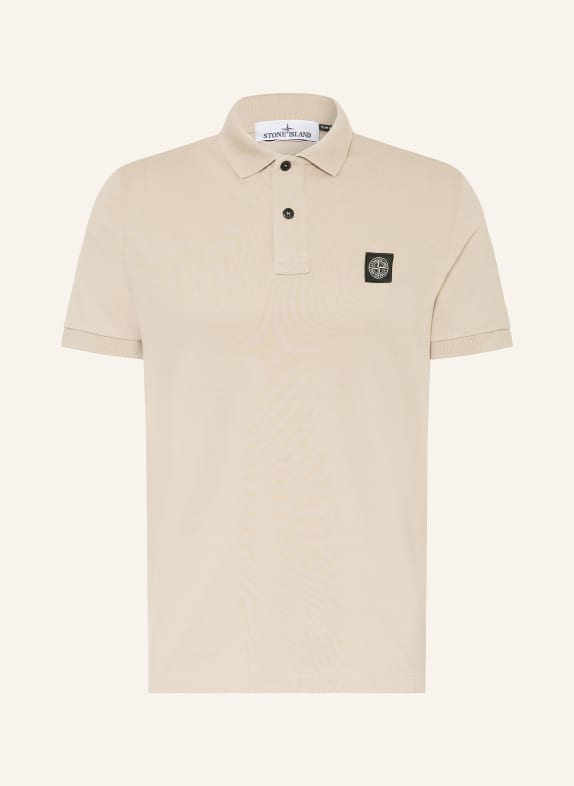 STONE ISLAND Piqué-Poloshirt BEIGE
