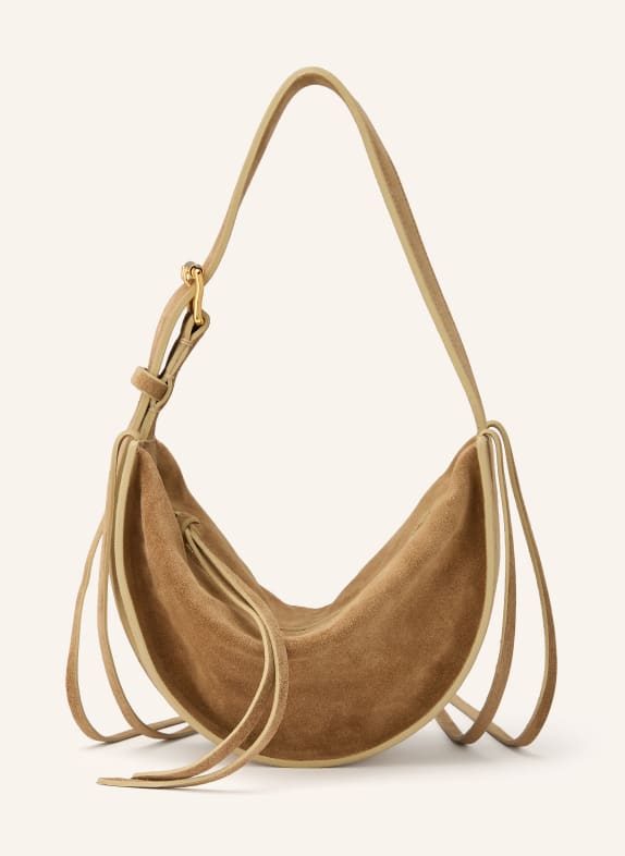 RADICA STUDIO Sac à bandoulière AMACA MINI MARRON CLAIR / OR