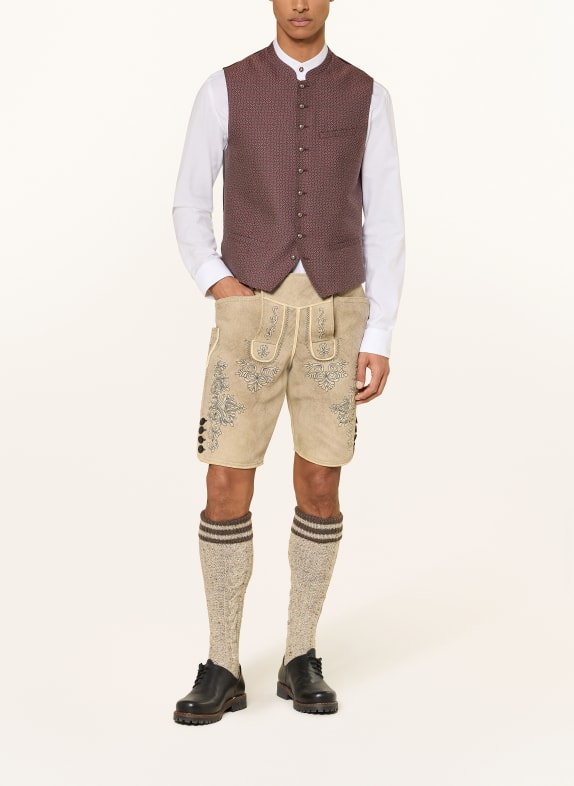 CocoVero Trachten-Lederhose HELLBRAUN