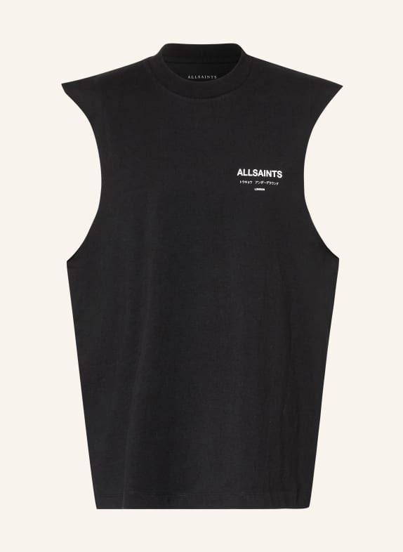 ALLSAINTS Tanktop UNDERGROUND ZWART / WIT