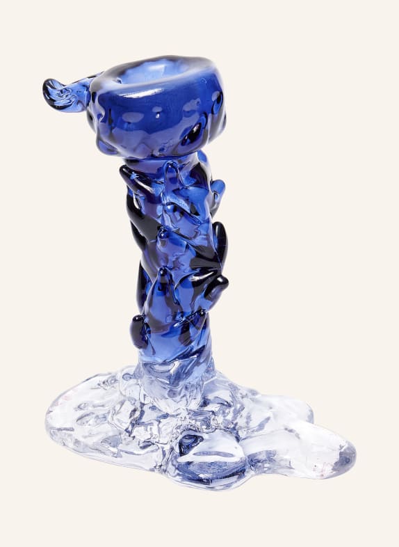 POLSPOTTEN Kandelaar DRIP S BLAUW