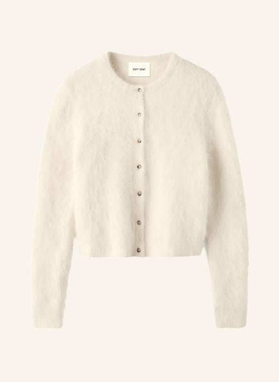 SOFT GOAT Cardigan en alpaga CRÈME