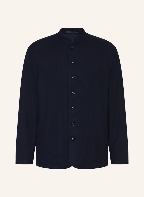 GIORGIO ARMANI Flanell-Overshirt UB109 DARK NAVY