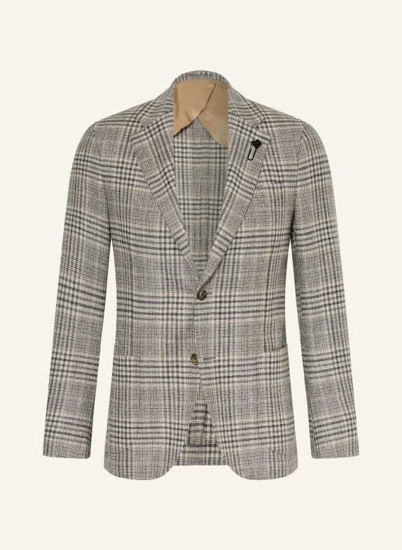 LARDINI Colbert met extra slanke pasvorm LICHTGRIJS / DONKERGRIJS / GRIJS