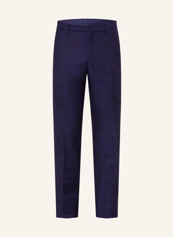 ETRO Jacquardbroek met normale pasvorm DONKERBLAUW