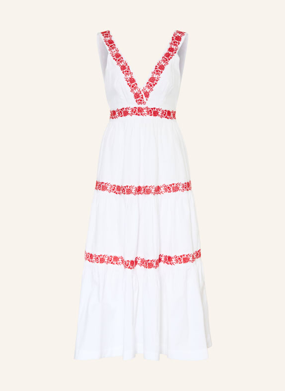 heidi klein Strandkleid PETALIA WEISS / ROT