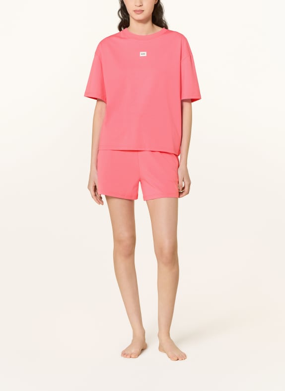 HUGO Loungeshirt SIGNATURE ROZE