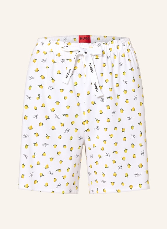 HUGO Schlafshorts GELB / GRÜN / WEISS