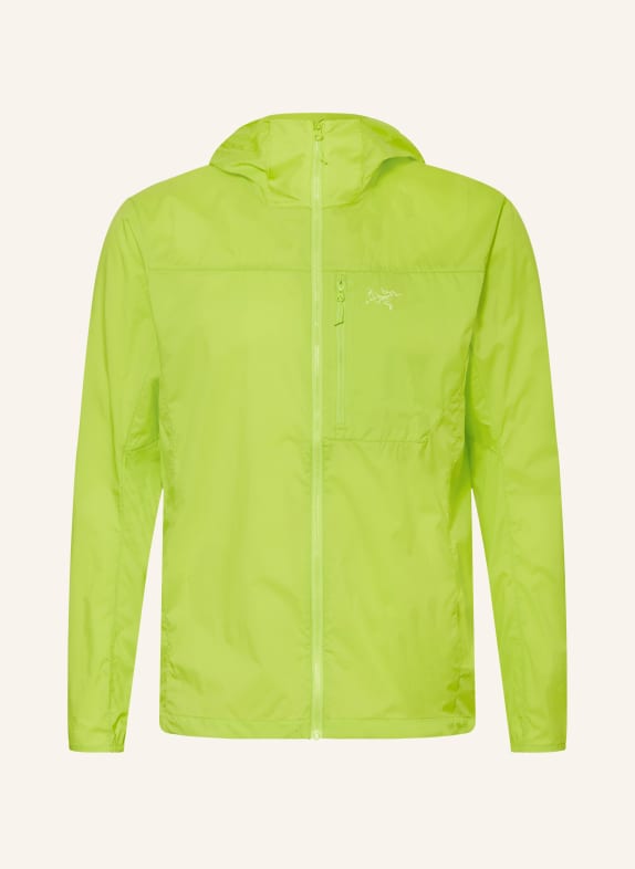 ARC'TERYX Veste fonctionnelle SQUAMISH HOODY VERT FLUO