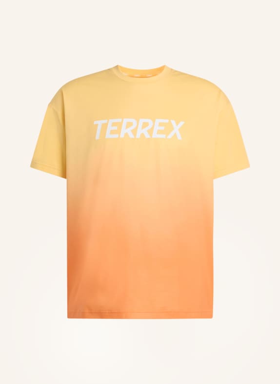 adidas TERREX TERREX MULTI TEE MEADOW PACK T-shirt LIGHT ORANGE / NEON ORANGE