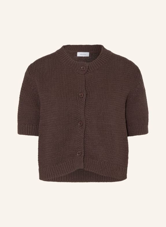 darling harbour kardigan DARK BROWN