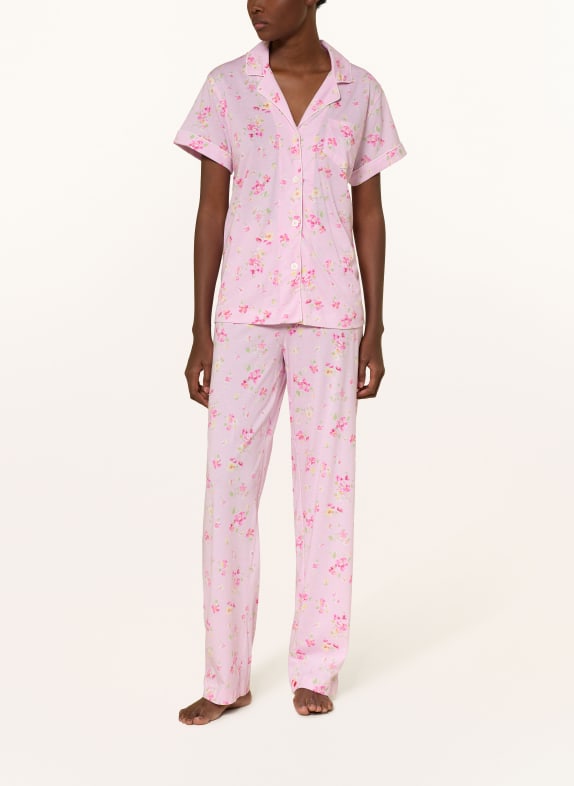 LAUREN RALPH LAUREN pyjama ROZE / ROZE / LICHTGROEN