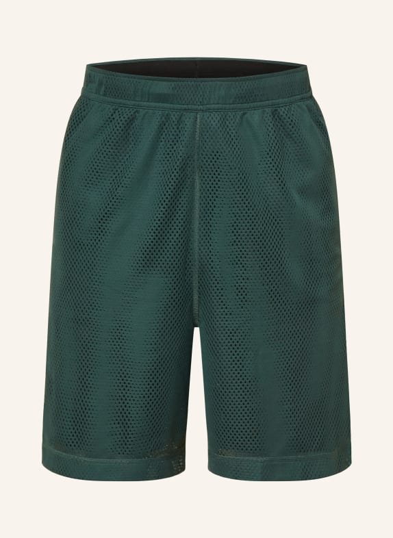 On 2-in-1 trainingsshort TRAIN VOLT DONKERGROEN