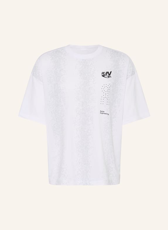 On Hardloopshirt PERFORMANCE VOLT-T WIT / LICHTGRIJS