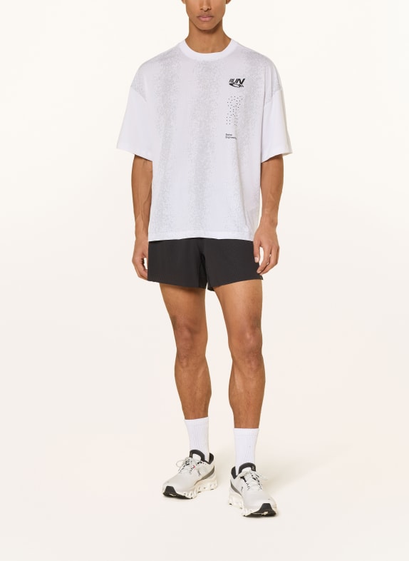 On Hardloopshirt PERFORMANCE VOLT-T WIT / LICHTGRIJS